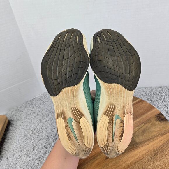 Nike ZoomX Vaporfly Next% 2 Aurora Green Blue Running Shoe Womens 8 CU4123-300 - Picture 9 of 14